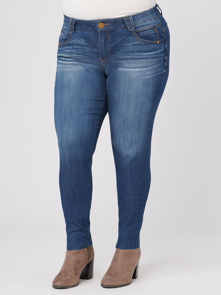 Seven7 Jeans Plus Flextreme Denim Leggings in Amore Blue