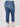 Plus Size Blue "Ab"solution Ankle Crop Jean