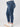 "Ab"solution Indigo Denim Ankle Skimmer Plus Size Jeans