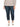 Plus Size "Ab"solution Ankle Skimmer Stretch Denim Rolled Cuff Indigo Wash Ankle Length Skinny Jeans