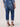 "Ab"solution High Rise Blue Distressed Plus Size Cuffed Boyfriend Jean