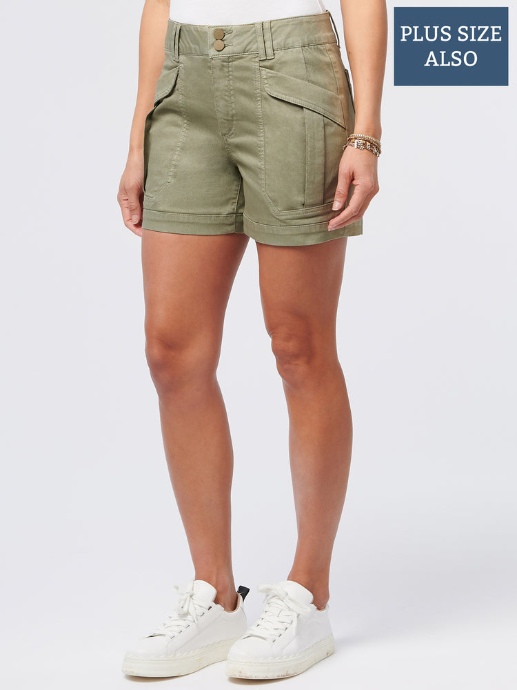 Mid-Rise Cargo Shorts -- 3.5-inch inseam