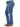 absolution itty bitty boot leg embroidered pocket plus size stretch denim blue bootcut jeans 32" inseam