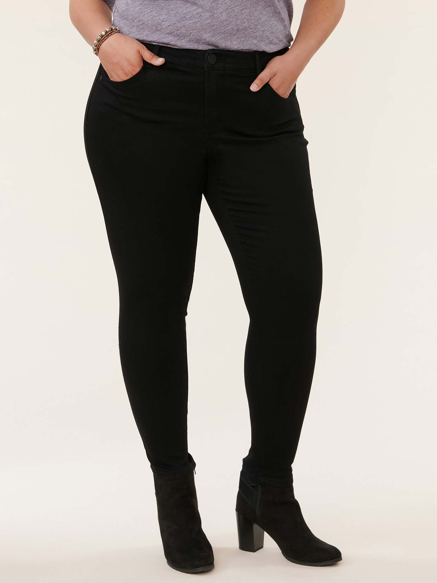 Plus Size Navy Skinny Jeggings