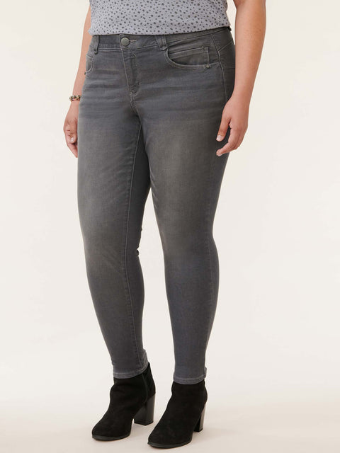 Womens Jeans Gray Plus Size Jeans Ab