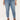  "Ab"solution Light Blue Denim High Rise Reverse Fray Hem Plus Size Vintage Skinny Jeans