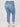 Absolution Light Blue Stretch Denim Plus Size Ankle Length Skimmer Skinny Jeans