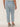 "Ab"solution Light Blue Denim Slim Straight High Rise Plus Size Carpenter Jeans